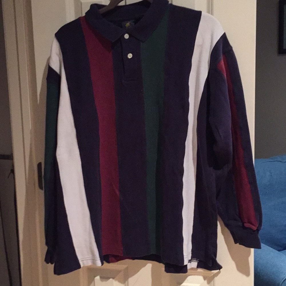 Men’s long sleeve polo